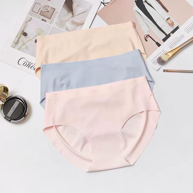 Quần Lót Lụa Không Đường May Không Viền Gấp 3D Chống Lọt Khe P068