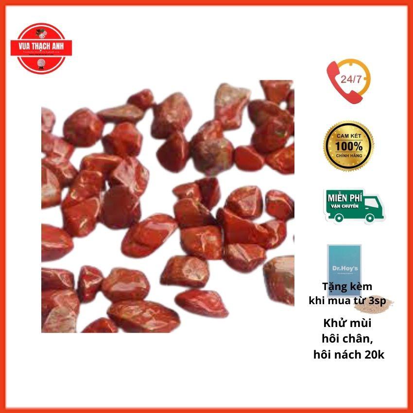 Đá Phong Thủy Vụn Màu Đỏ 500g Hàng Đẹp, Giá Gốc, Rải Nền Nhà, Chơi Hồ Cá, Chậu Kiểng, Lọc Nước,...