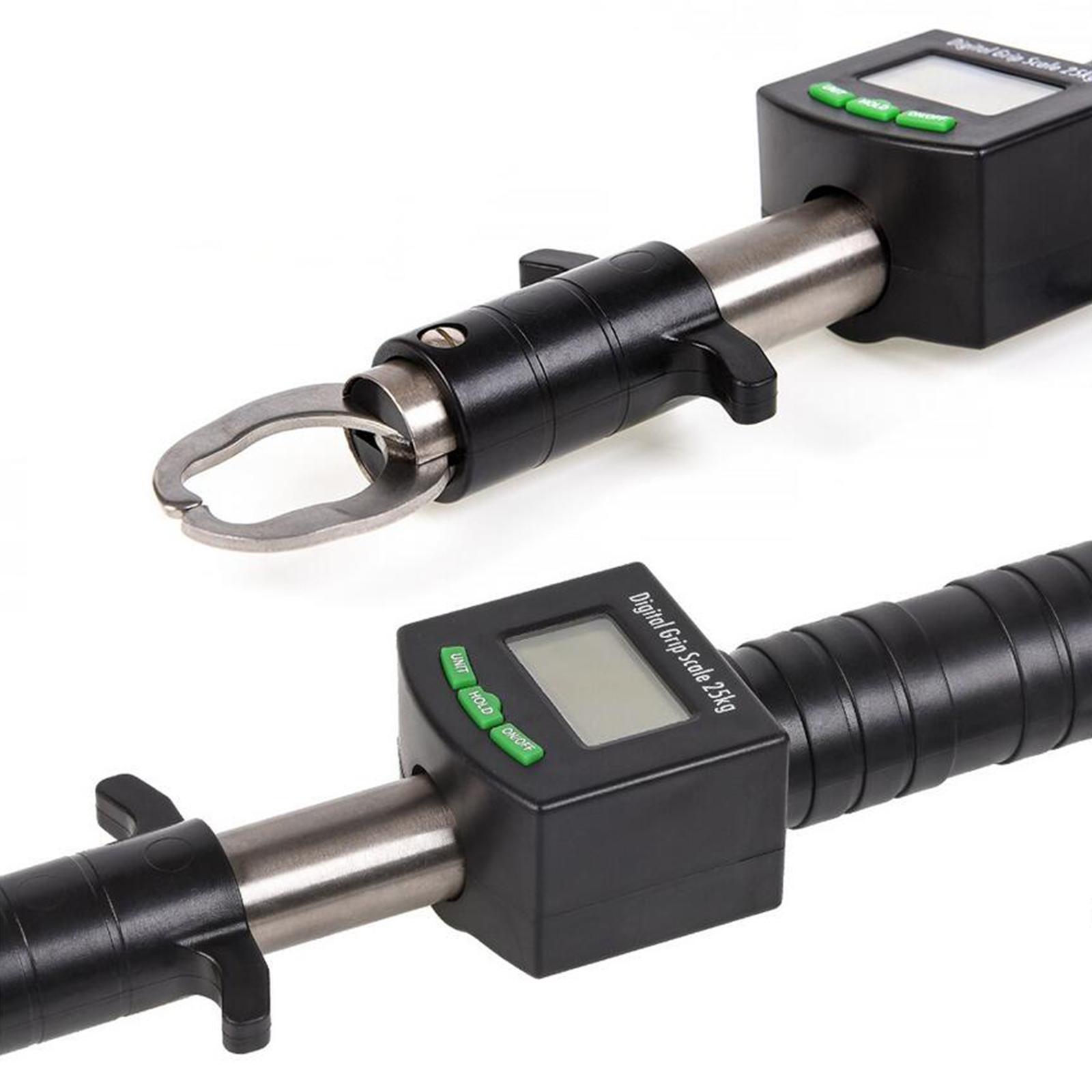 Fish Lip Gripper Fish Scales Professional Fish Holder Stainless Steel Fish Lip Grabber 55 Pound Fish Lip Grip Tool with Weight Scale