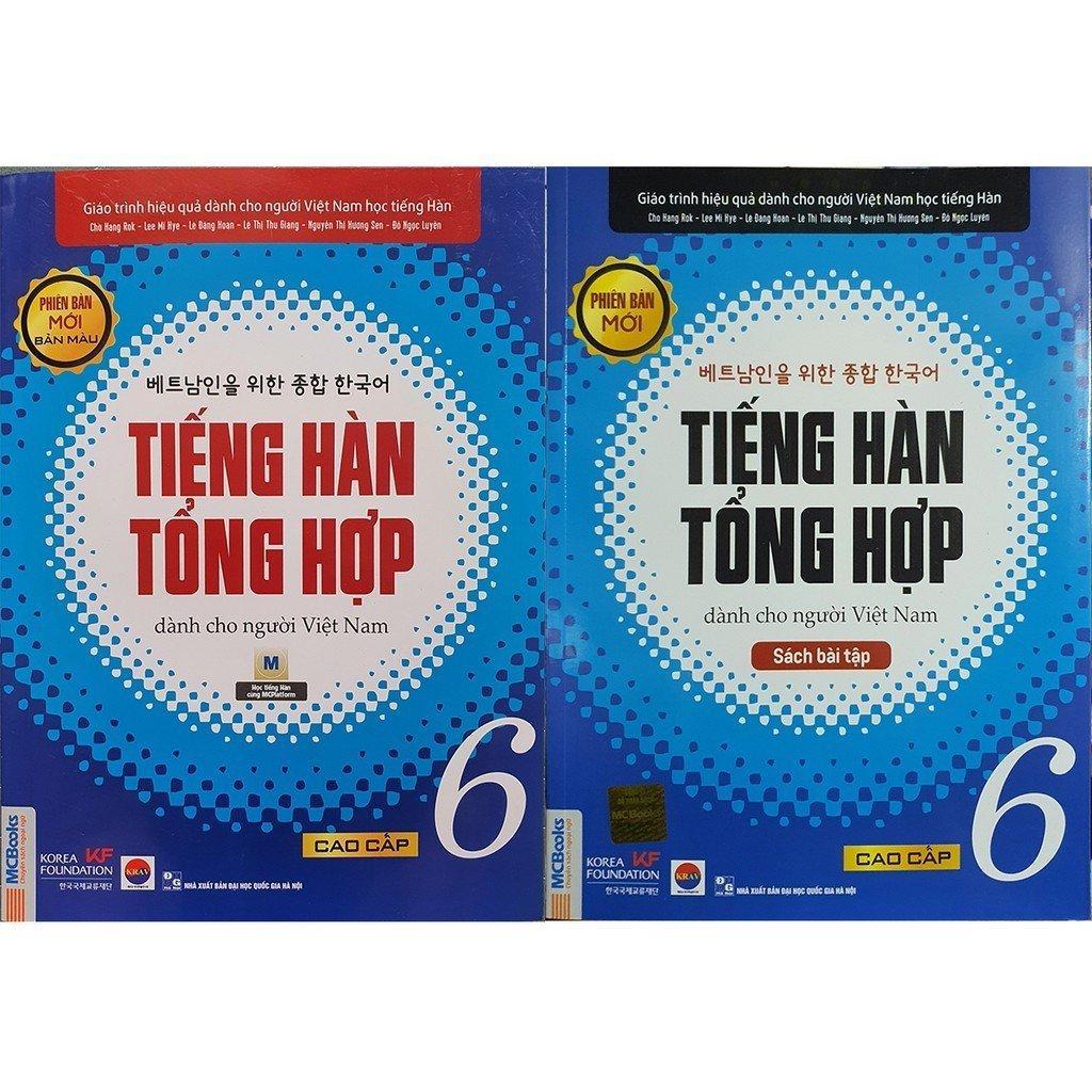 Combo Tiếng Hàn Tổng Hợp Dành Cho Người Việt Nam Tập 1-6 - Giáo Trình Kèm Bài Tập - Bản Quyền - Giáo trình + SBT 6
