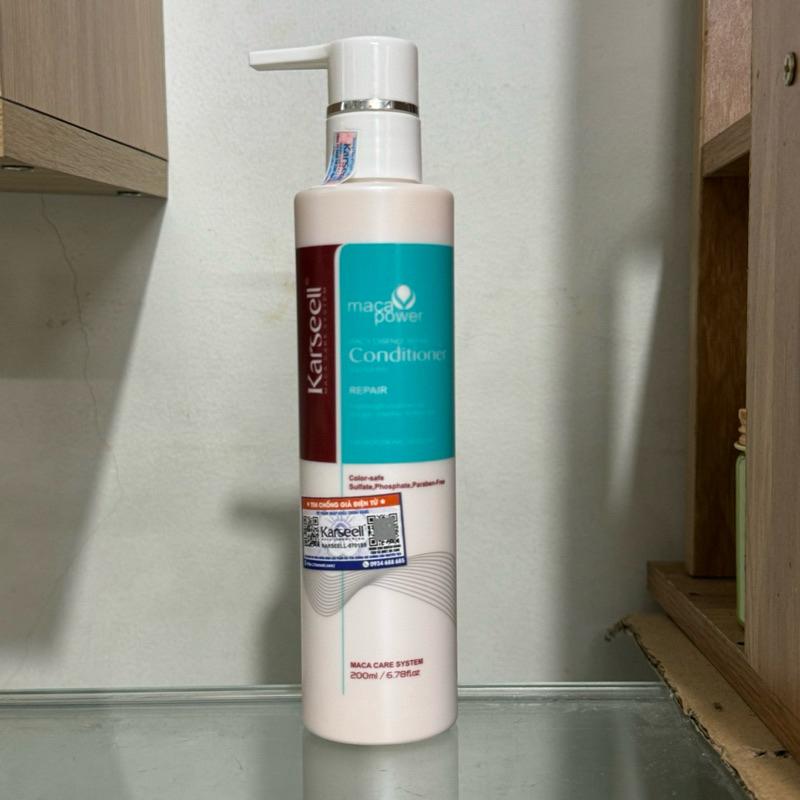 Bộ Dầu Gội Xả KARSEELL Volume Repair Phục Hồi Mềm Mượt Làm Phồng Tóc Cặp Bé 200ML