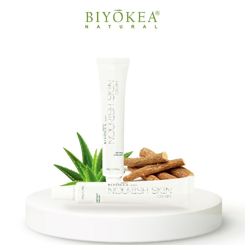 Kem Dưỡng Sáng Da Ngừa Lão Hóa - Biyokea Nourish Skin Cream 50gr