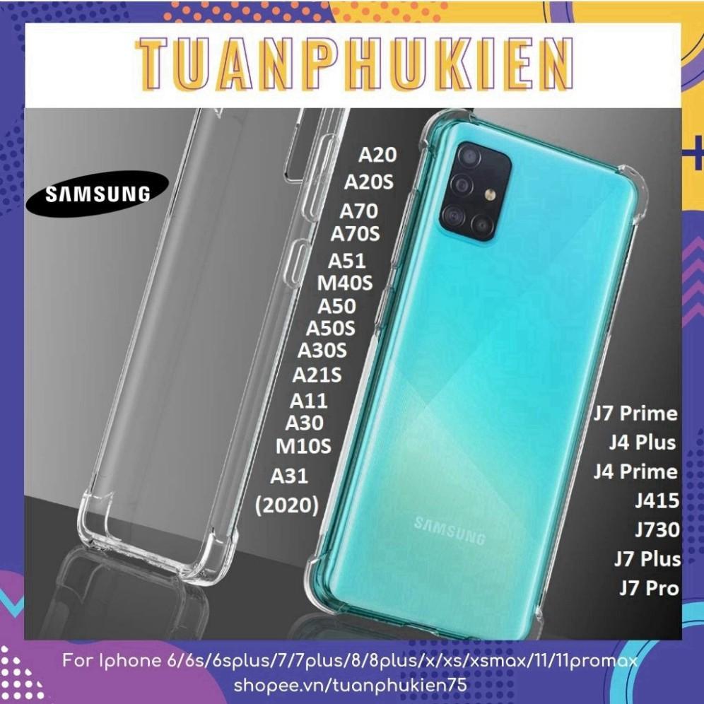 Ốp Lưng Dành Cho Samsung Silicon Siêu Chống Sốc A11/F7/A1S/A5/A02S/A21S/J730