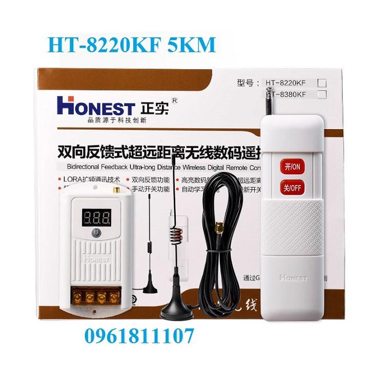 Điều khiển từ xa honest 40A 5KM HT-8220KF 220V loại cao cấp