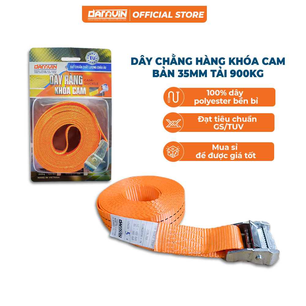 Dây Chằng Hàng Khóa Cam Bản 35mm Tải 900kg