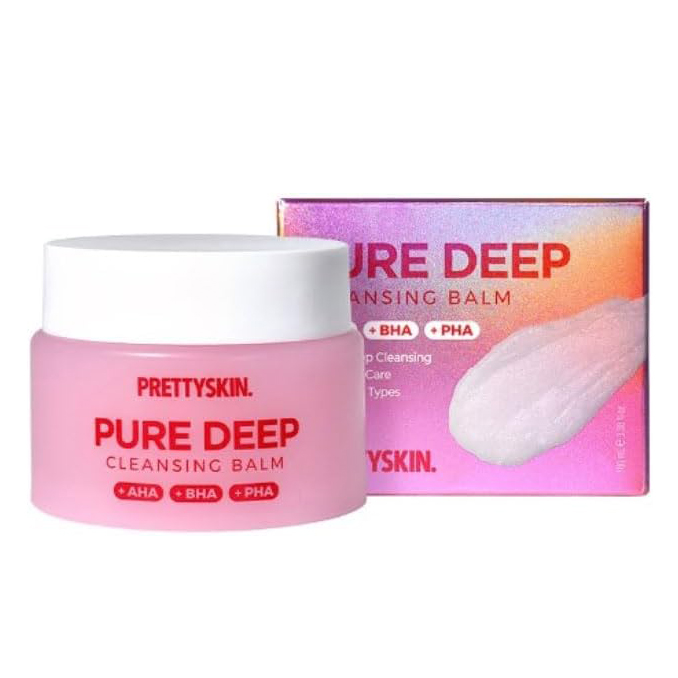 Sáp tẩy trang làm sạch dầu thừa, bụi bẩn, mụn đầu đen Pretty Skin Pure Deep Cleansing Balm 100ml