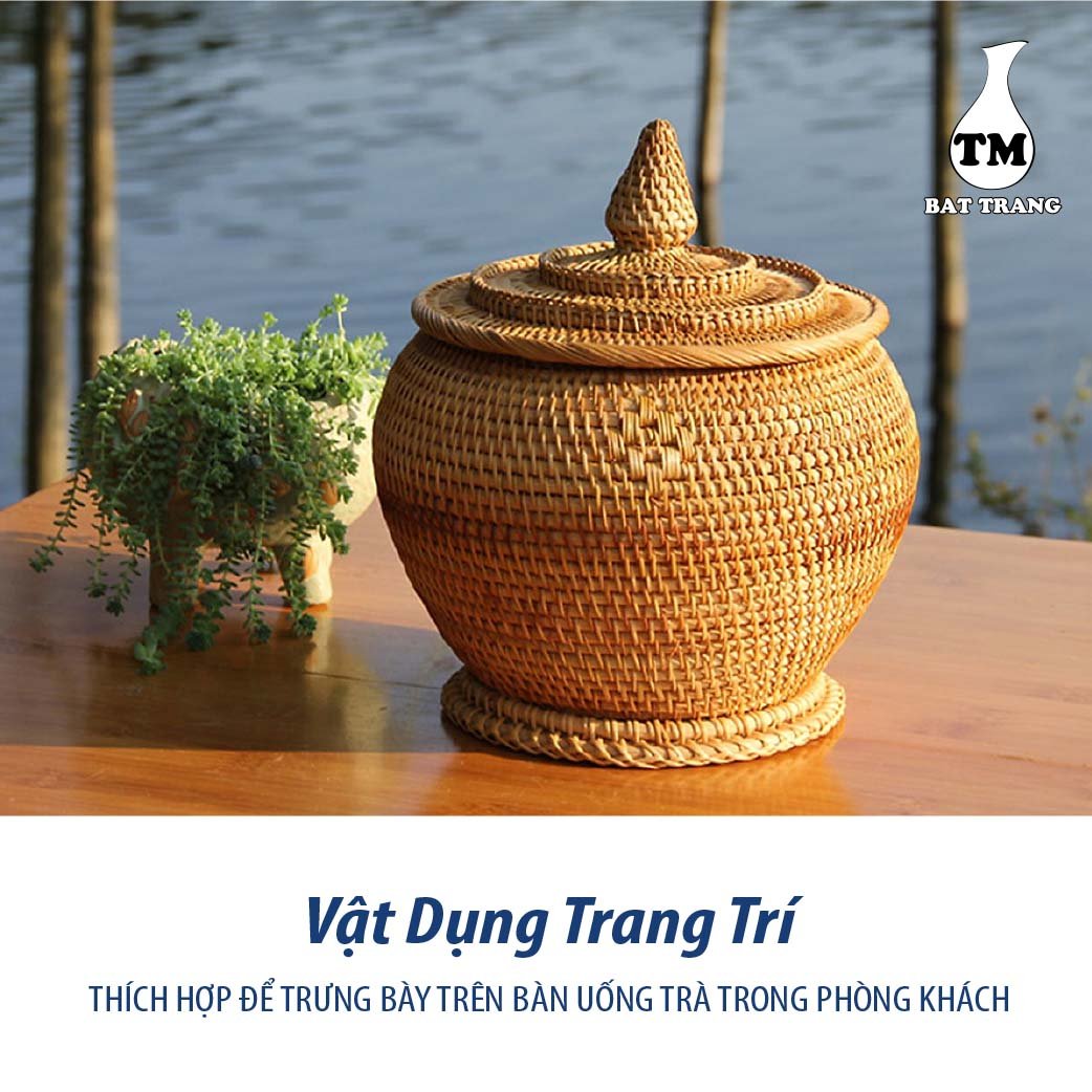 Combo Ấm Tích Và Ủ Mây Dung Tích 1,5L - Gốm sứ Bat Trang