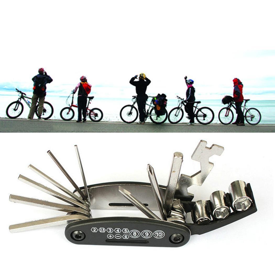 Bộ dụng cụ sửa chữa xe đạp mini 15 in 1 đa năng tiện lợi Mai Lee - Hàng chính hãng