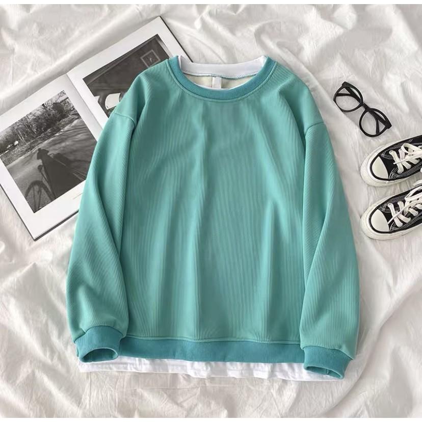 SWEATER trơn lót bông cao cấp