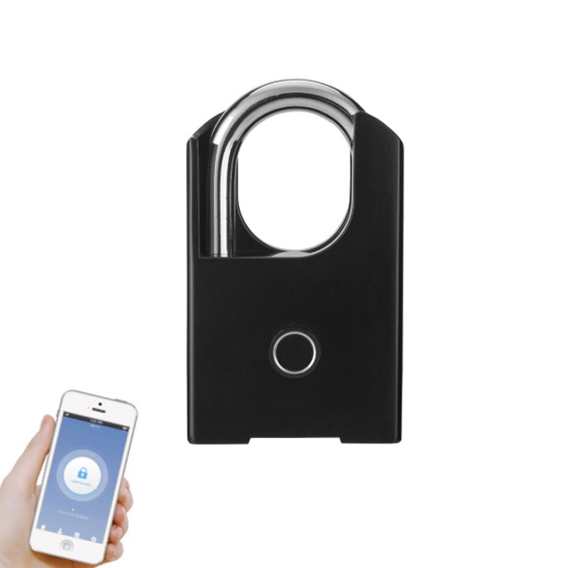 Ổ Khóa Bấm Vân Tay Chống Cắt Chống Nước Kèm Chìa Bluetooth Điều Khiển Trên Ứng Dụng  Tuya BDLP80