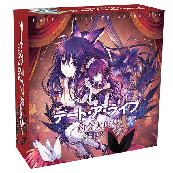 Hộp quà Date a live mini vuông mới có ảnh thẻ ảnh dán vòng tay ảnh thẻ postcard anime tặng ảnh thiết kế vcone