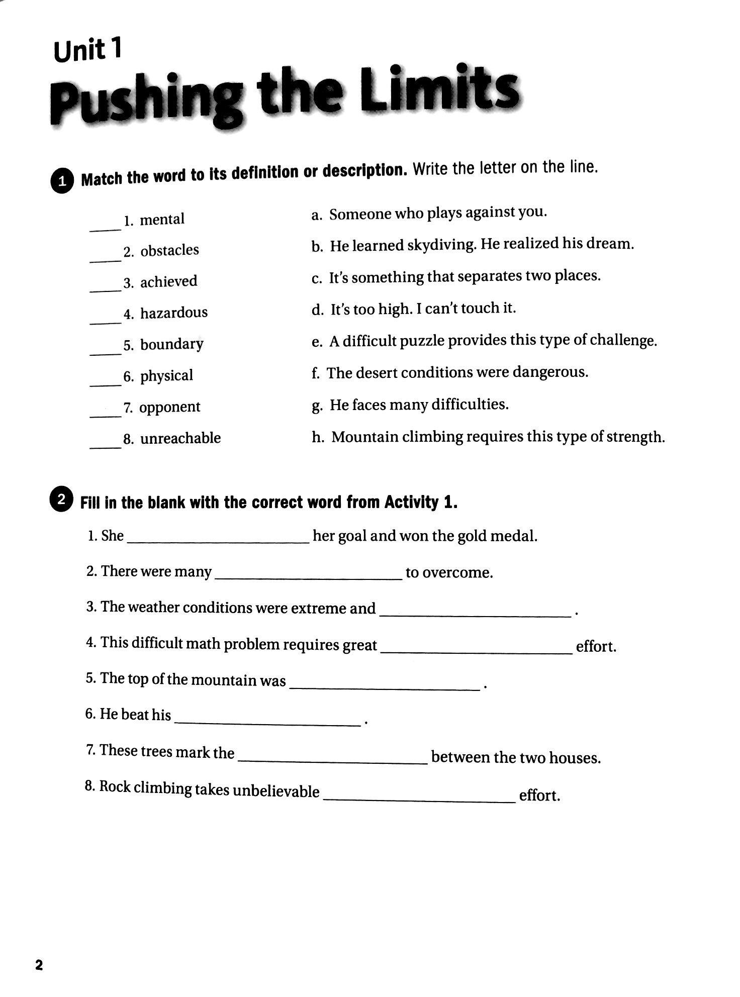 IMPACT 4 - WORKBOOK