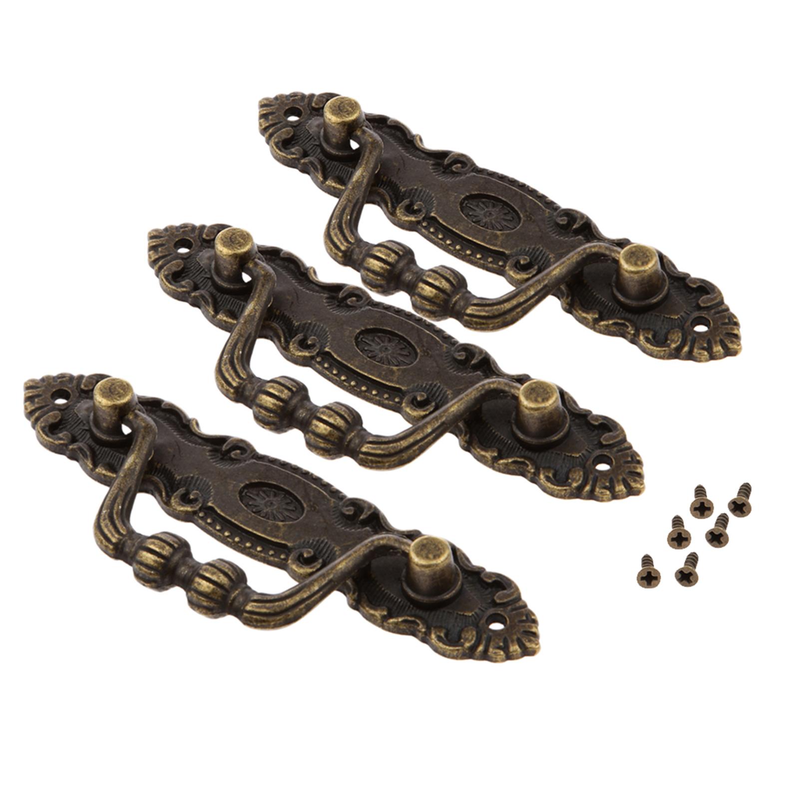 Retro Furniture Pull Handles for Drawer Door Cabinet Jewelry Box
