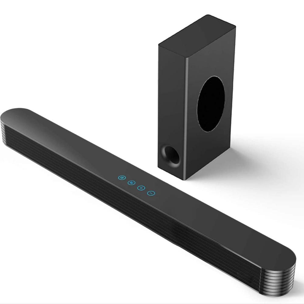 Loa Rạp hát tại nhà Bluetooth Bluetooth 5.0 Không dây AUX Quang học Có dây 120W Soundbar Âm thanh nổi 3D Loa siêu trầm Hệ thống âm thanh TV Màu sắc: Có loa siêu trầm