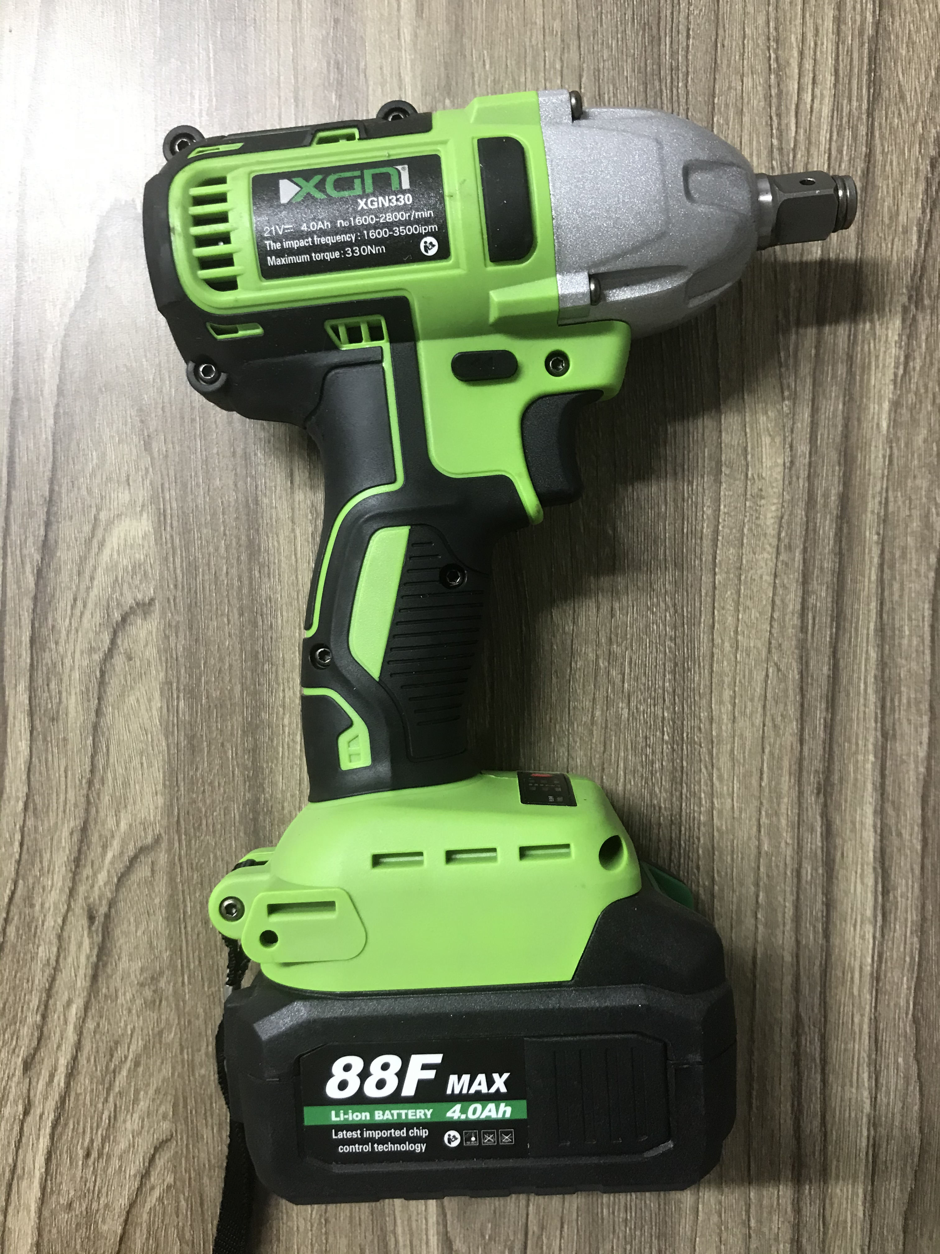 Máy siết bu lông dùng pin XGN 330 - Motor không chổi than