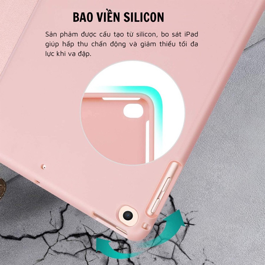 Bao da cho iPad AIr/Air2/Pro 9.7/iPad 2017 TPU Smart Case dẻo cao cấp