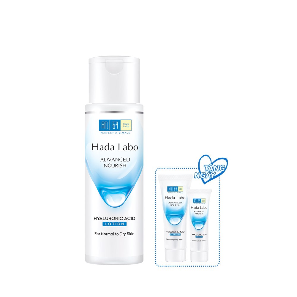Dung dịch dưỡng ẩm Hada Labo Advanced Nourish Hyaluronic Acid Lotion Dùng Cho Da Thường Và Da Khô