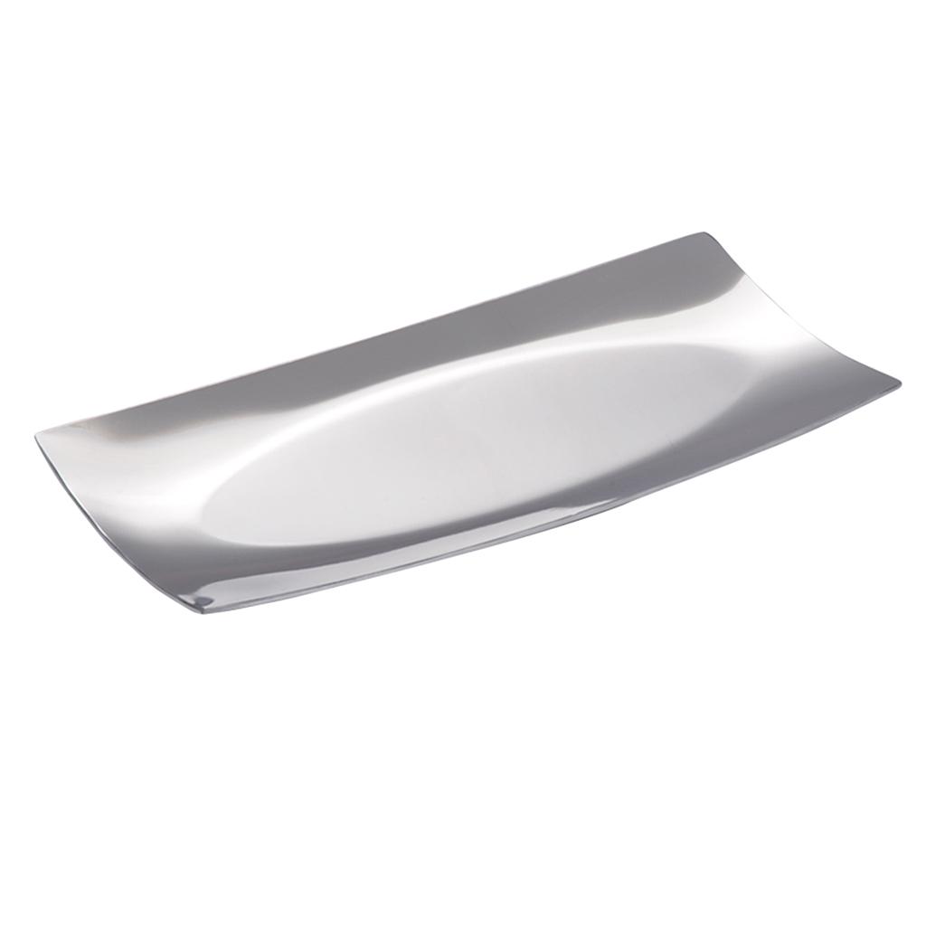 Stainless Steel Towel Dish Snack Nuts Fruit Tray Kitchen Table Tissue Holder