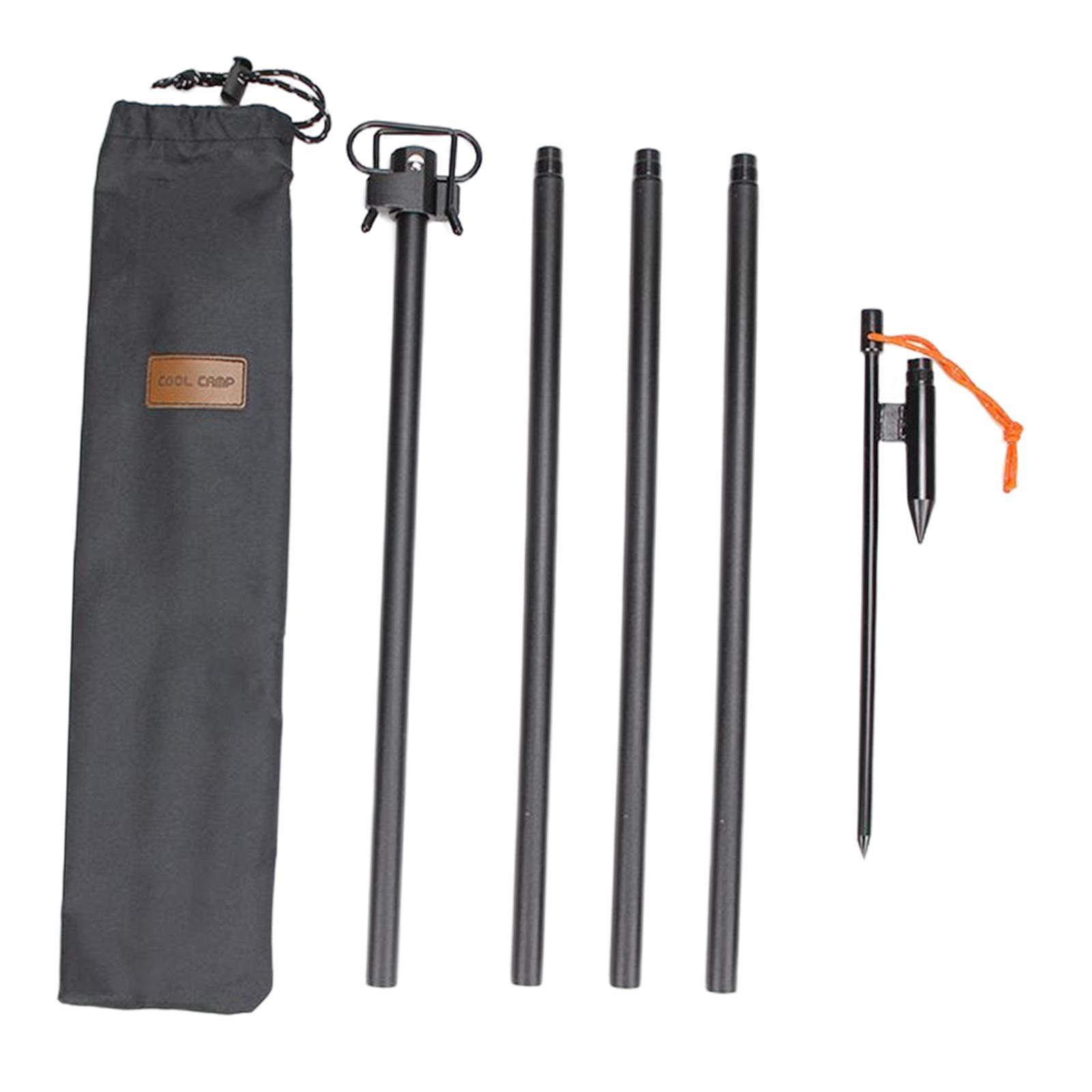 Camping Lantern Stand Foldable Aluminum Alloy Hanger for Picnic BBQ Camping