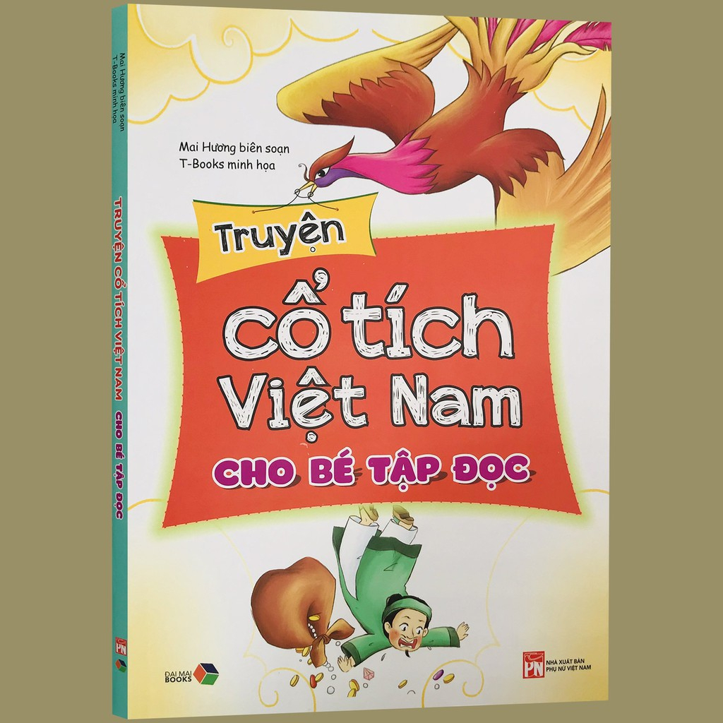 Sách - Truyện cổ tích việt nam cho bé tập đọc ( Tranh màu ) Từ 0 - 6 tuổi - MC