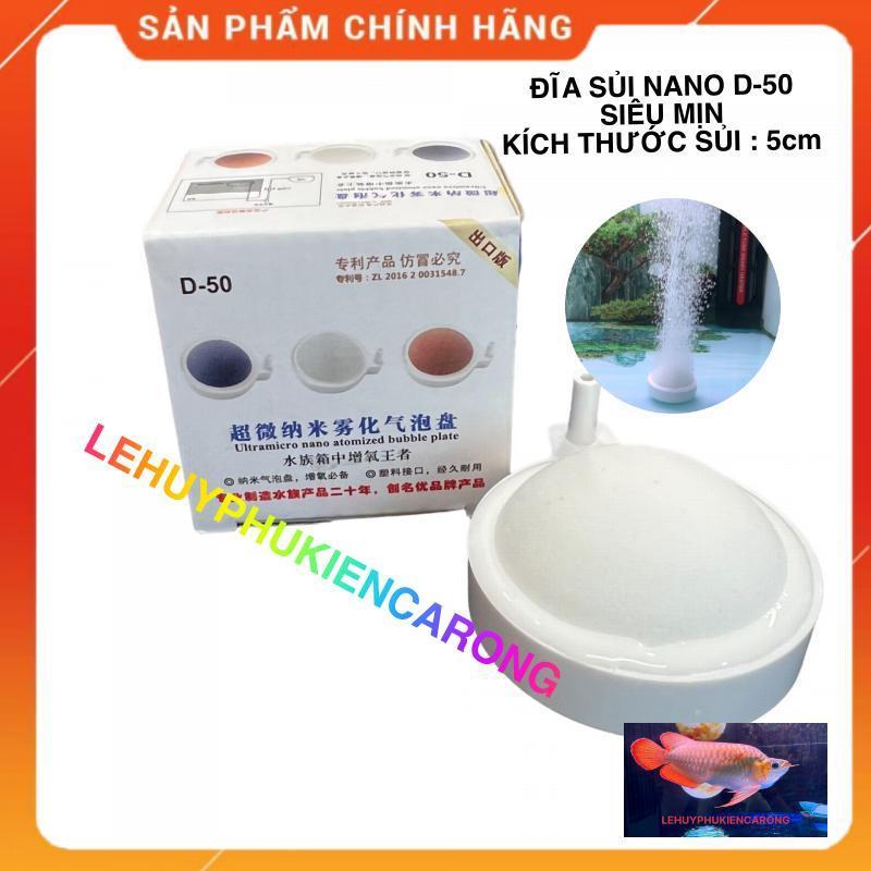 Đĩa Sủi OXY Cao Cấp Giành Cho Bể Cá Nano D-50, D-80, B-100 kích thước sủi 5cm, 8cm và 10cm Kèm Phụ Kiện