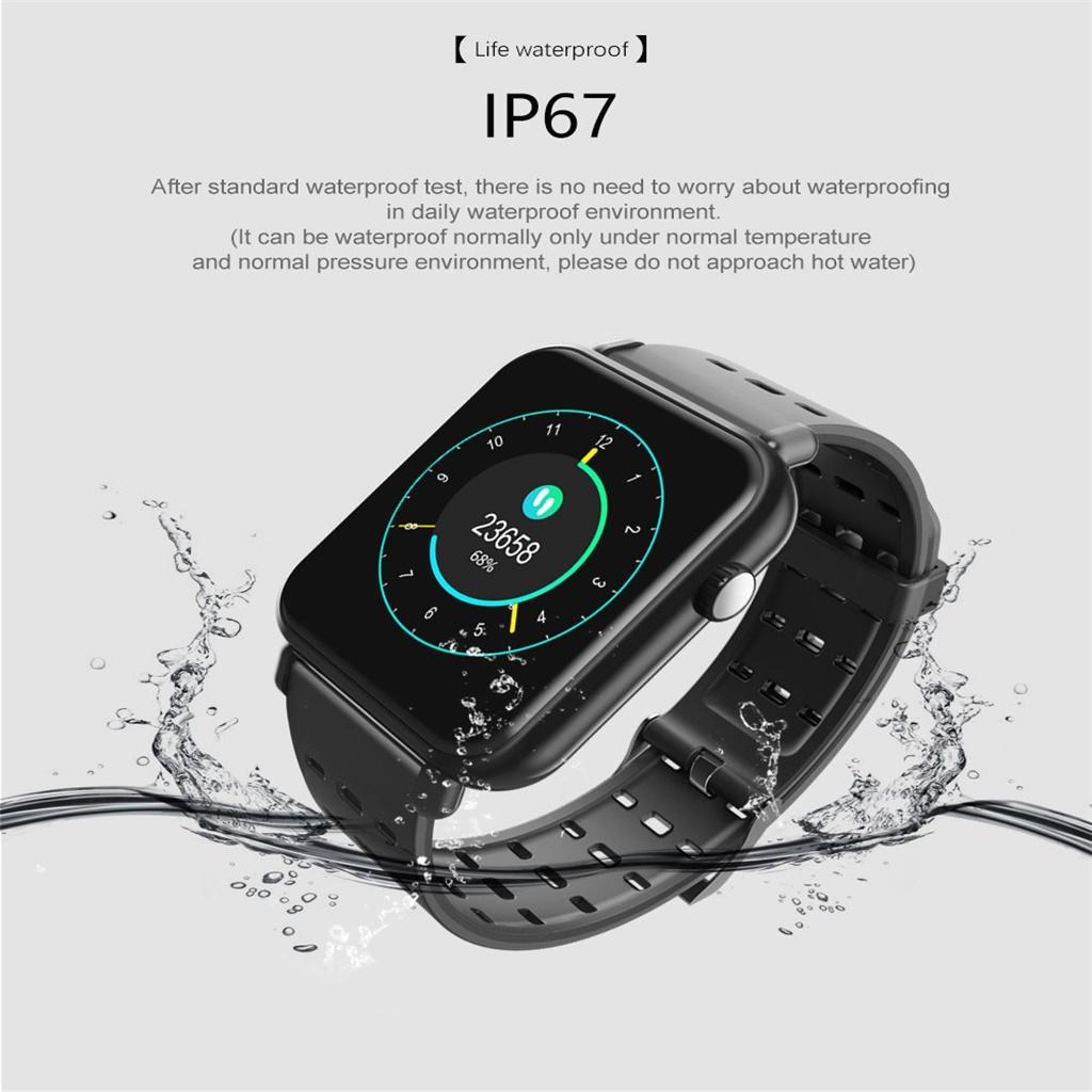 Fitness Smart Watch Bluetooth Activity Tracking Sports Watch with Heart Rate Monitor Blood Pressure Oxygen for Running Riding IP67 Waterproof