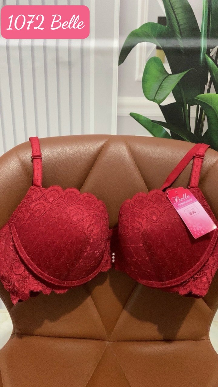 Áo Lót Nữ Mút Mỏng Ren Có Gọng Cài Trước Belle 1072 – Gợi Cảm, Tôn Dáng