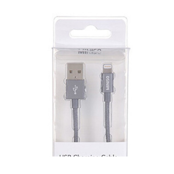 Cáp sạc USB với đầu nối Lightning Miniso 21g - Hàng chính hãng