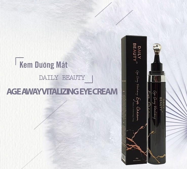 Combo 3 hộp Kem dưỡng mắt Daily Beauty Age Away Vitalizing Eye Cream sản phẩm nhập khẩu chính ngạch Hàn Quốc