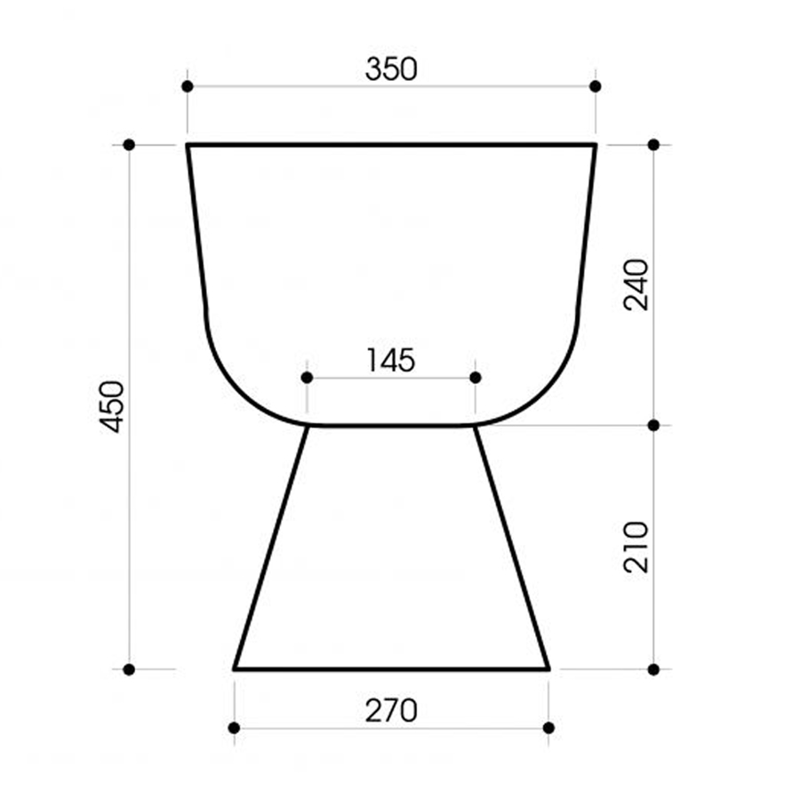 Bàn Góc Trang Trí Sofa Hiện Đại ST08 - Thiết Kế Ấn Tượng Sang Trọng - Sử Dụng Cho Cả Nội Thất Và Ngoại Thất