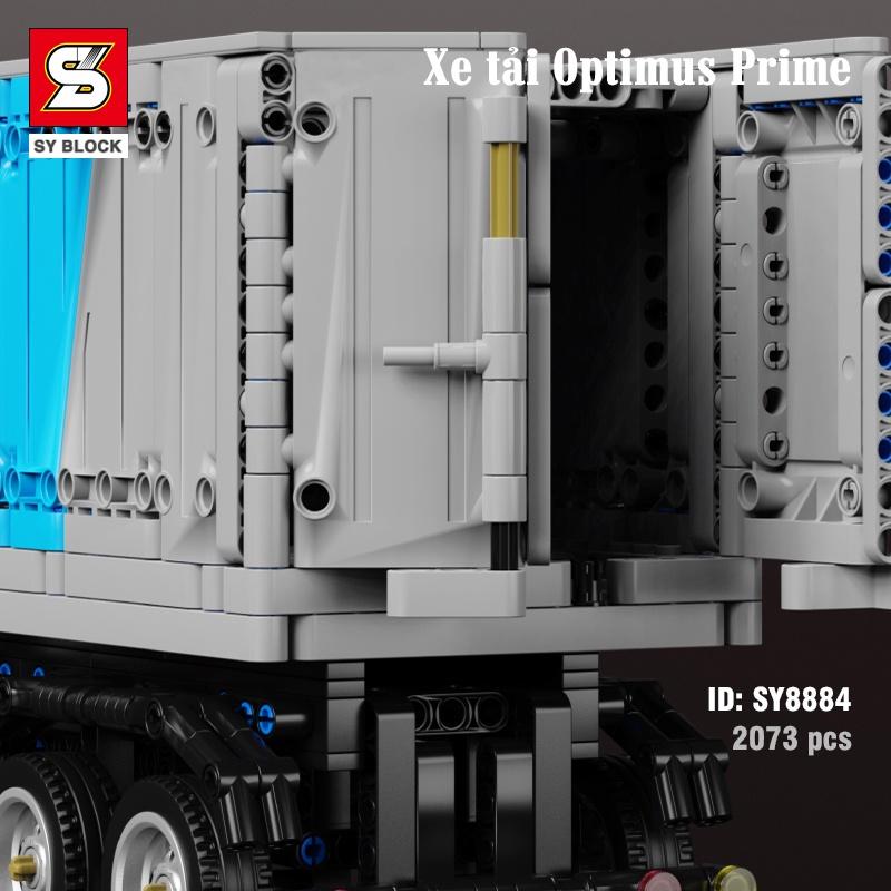 Đồ Chơi Lắp Ráp Xe Container – SY BLOCK 8884