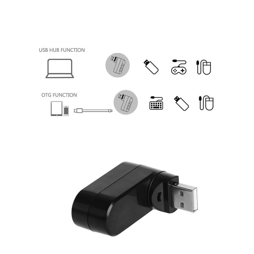 Bộ Chia 3 Cổng USB 2.0 Tốc Độ Cao Cho Laptop Notebook