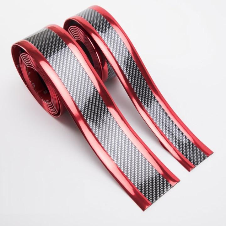 Cuộn Cacbon dán cốp, dán bước chân chống xước xe 70MM X 2,5M: Mã CB-01