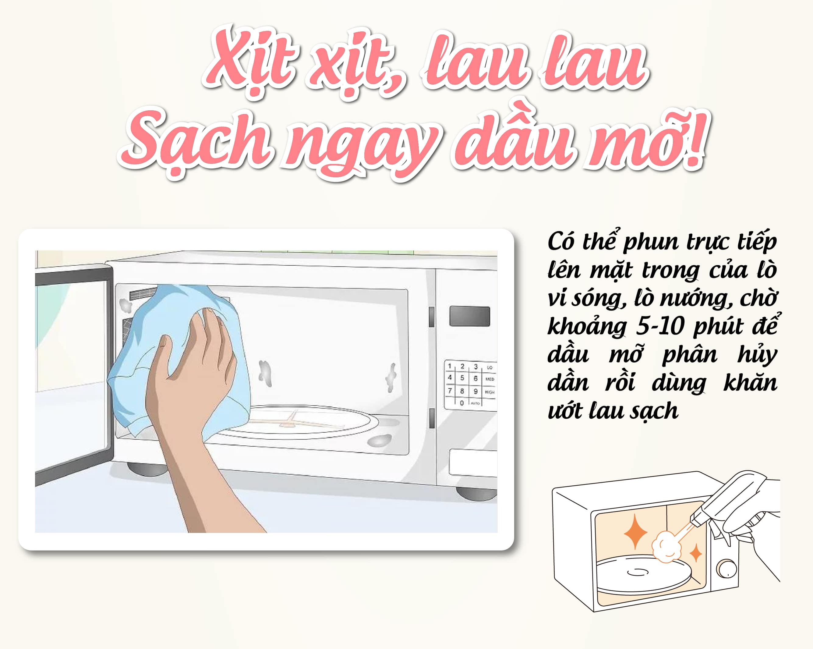 Bọt vệ sinh lò chiên không dầu, lò nướng, lò vi sóng Mao Bao 425g