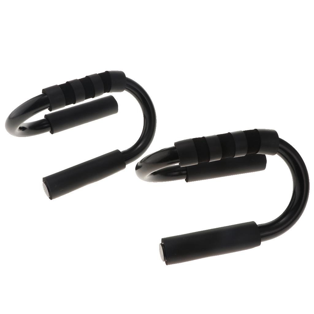 Ab Wheel Roller Fitness Workout Equipment Push Up Bar Chest Arm Muscle Trainer