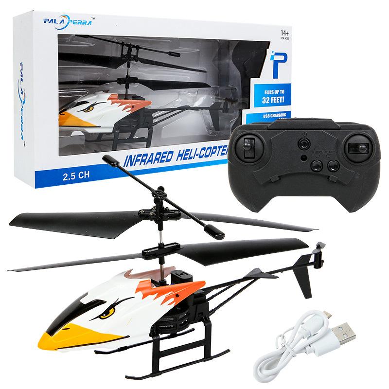 Máy bay trực thăng điều khiển từ xa phong cách mới nhất Đồ chơi mô hình cậu bé sạc điều khiển từ xa không dây hai chiều Sản phẩm mới của Amazon
