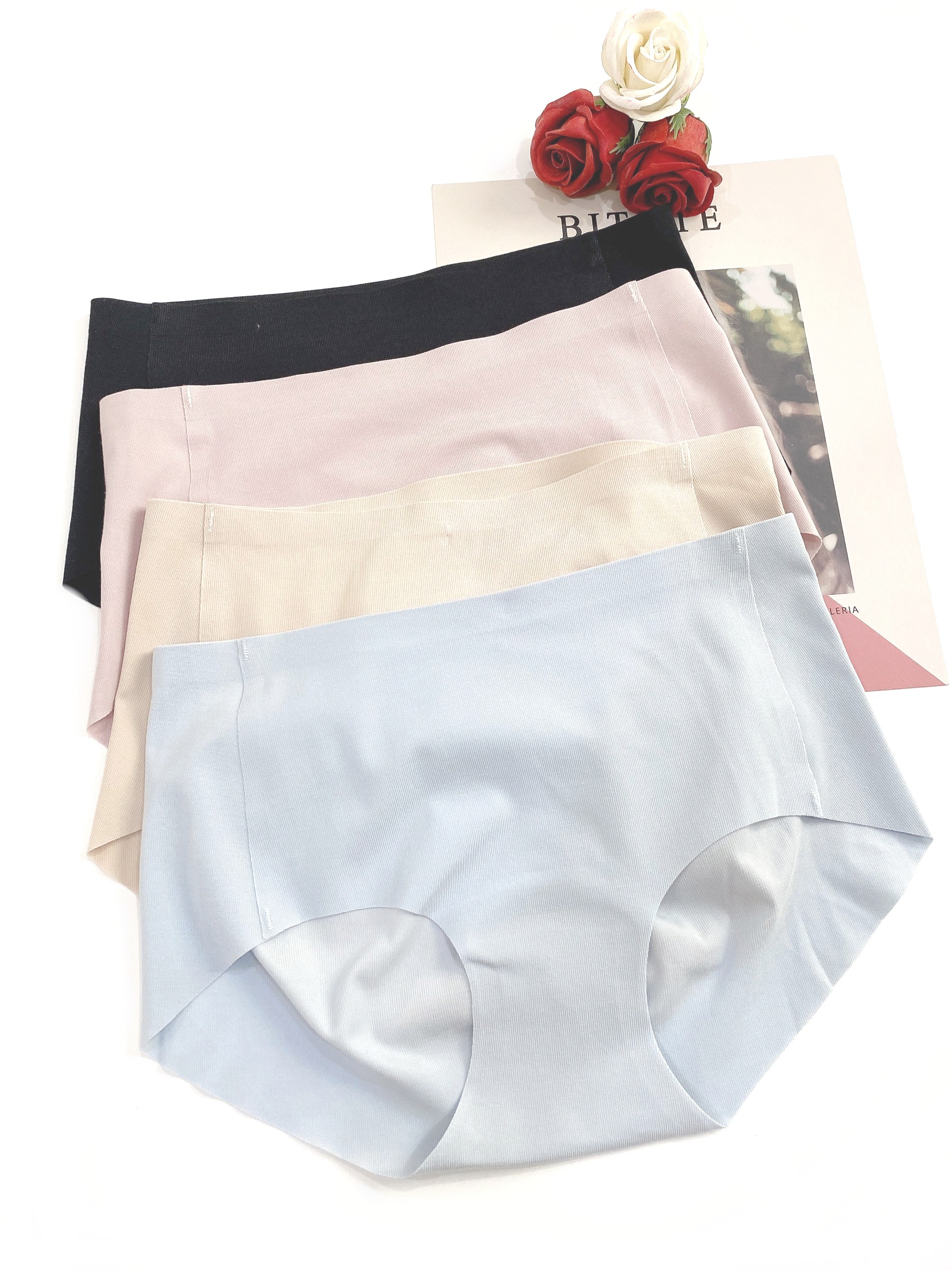 Quần lót nữ Sayhome F133955-cotton màu đen ,xanh dương,hồng,da 