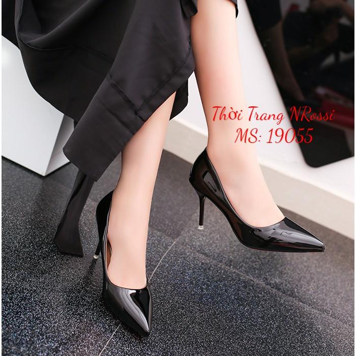 FREESHIP Giày cao gót bít mũi gót nhọt 7 phân big size 40 41 42 43