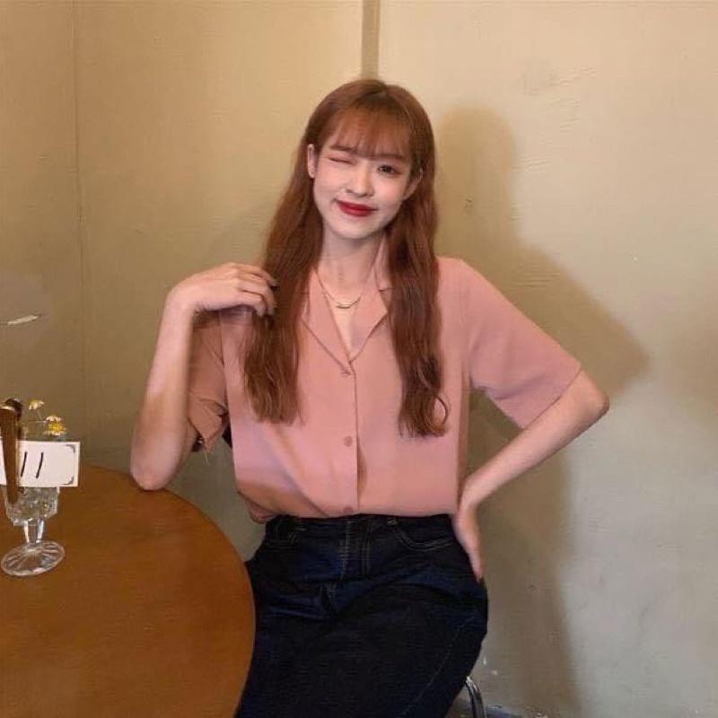 Áo sơ mi đũi cổ vest