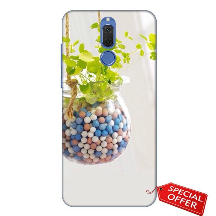 Ốp lưng dành cho Huawei Nova 2i- nhựa dẻo Silicone in hình Bình Hoa