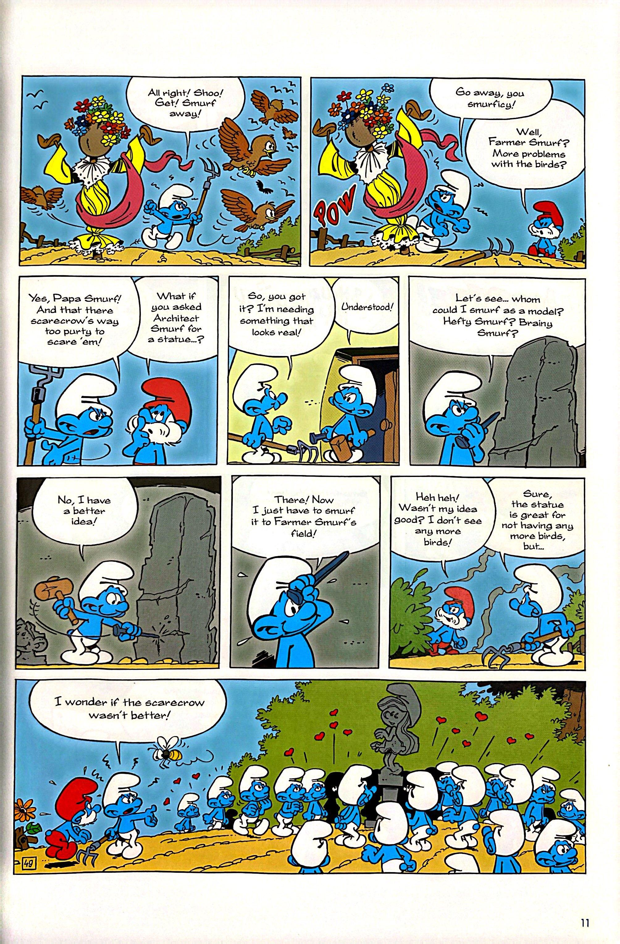 Sách ngoại văn: The Smurfs 3-In-1 #4 - The Return Of Smurfette, The Smurf Olympics, And Smurf Vs Smurf