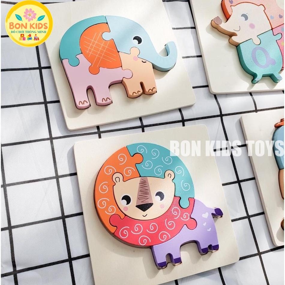 Đồ chơi tranh xếp hình gỗ nổi 3D - Đồ chơi thông minh cho bé