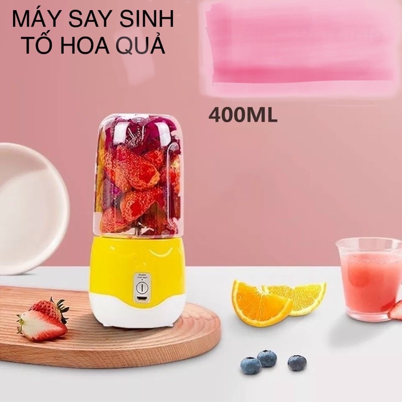 Máy Xay Tích Điện H-688, Dung Tích 400ml (Mẫu Vịt Vàng) - NTH