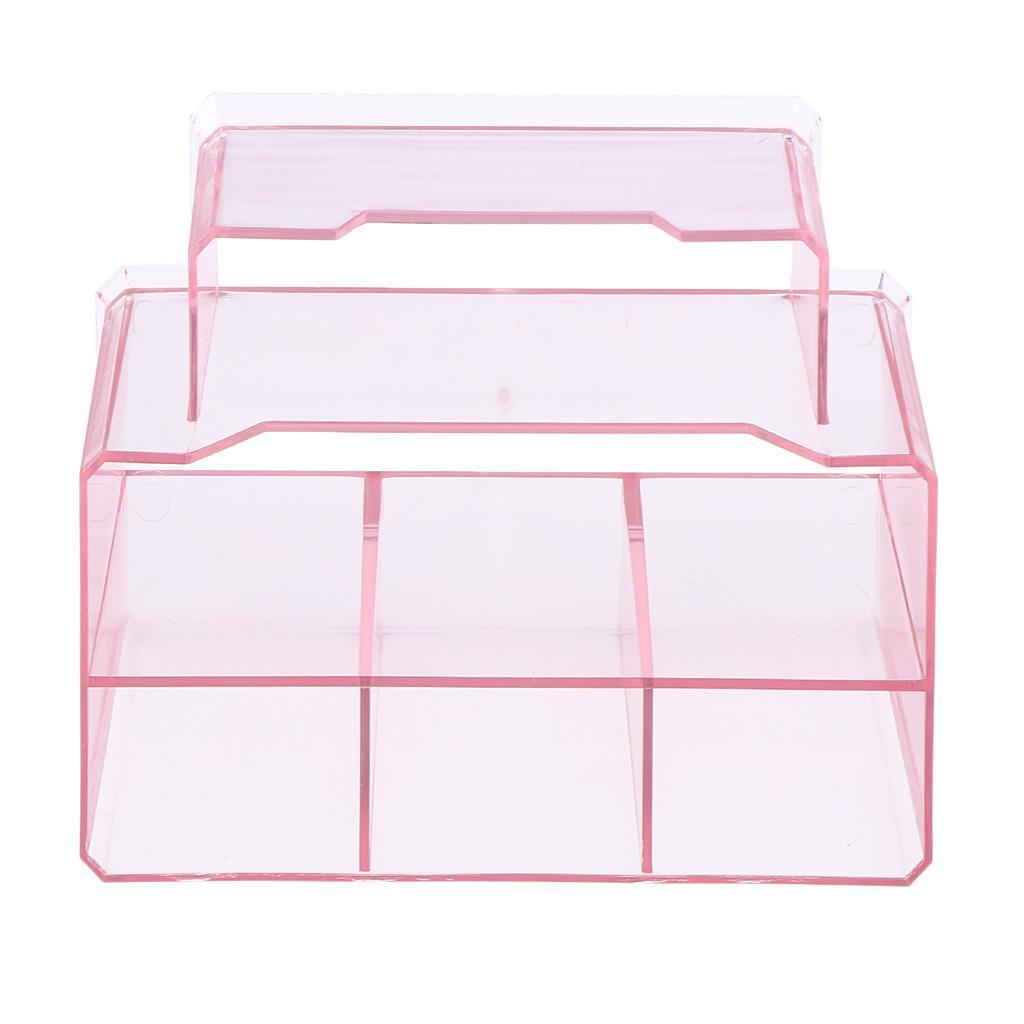 Nail Tools Organizer Cosmetic Display Stand Makeup Holder Box Acrylic