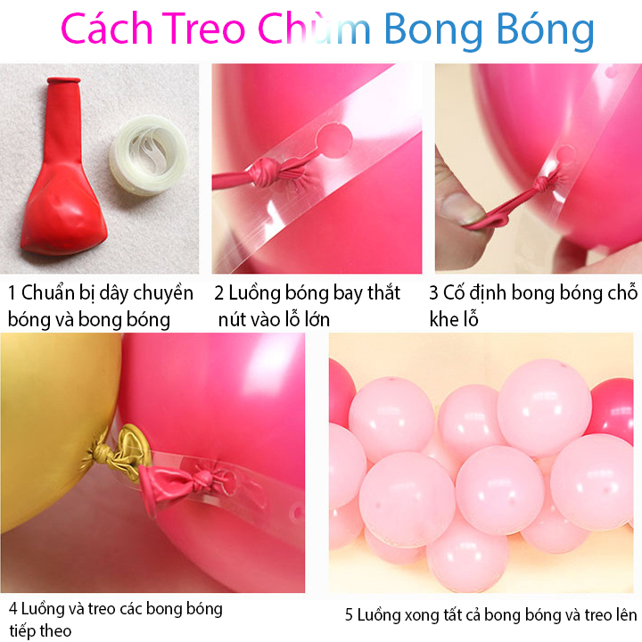 Bộ trang trí sinh nhật kỳ lân Unicorn cầu vồng cho bé - Sét bong bóng happy birthday có kèm bơm tay