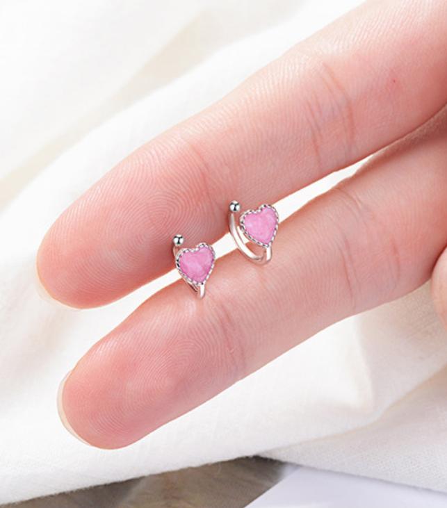 BÔNG TAI KẸP VÀNH TRÁI TIM XINH XẮN BHBT322