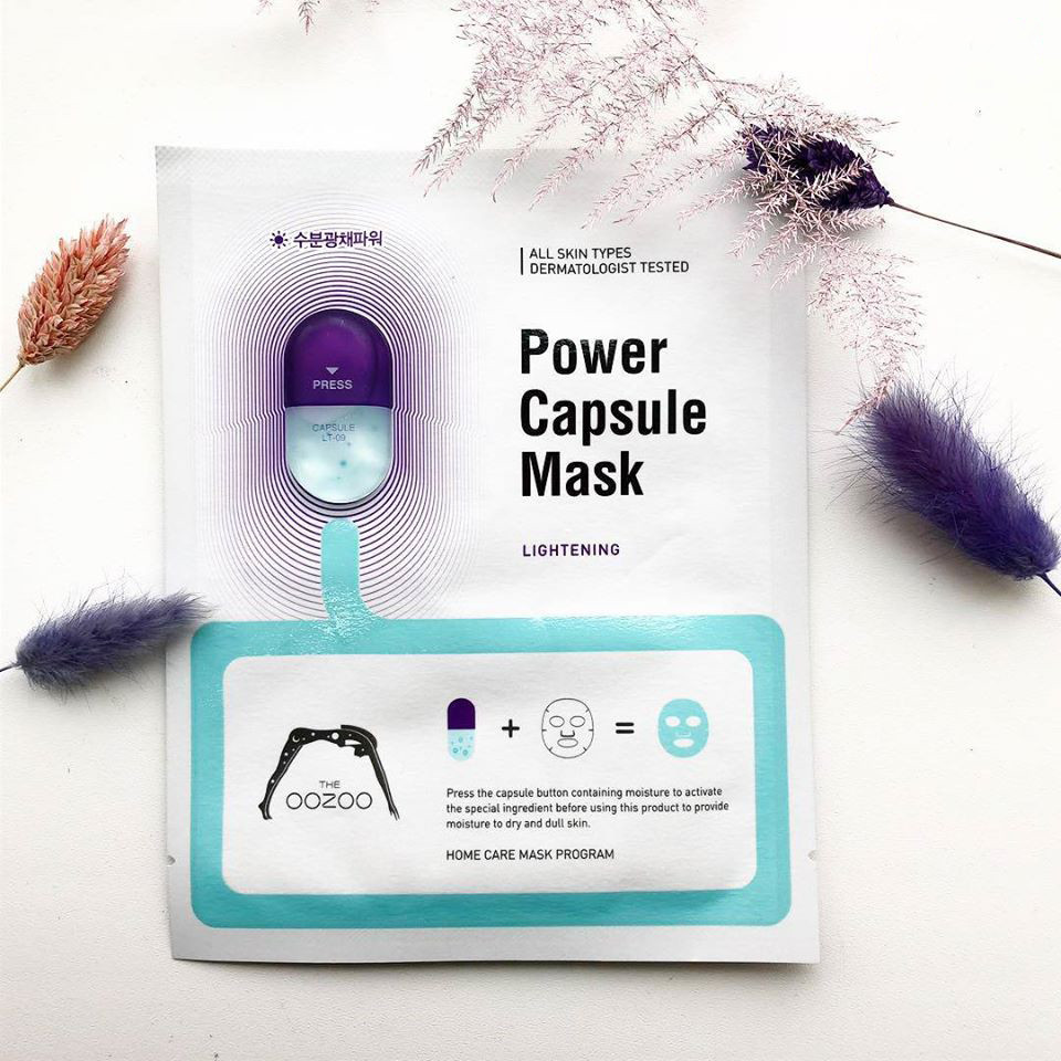 Mặt Nạ Cấp Nước Chuyên Sâu THE OOZOO Power Capsule Mask - Lightening