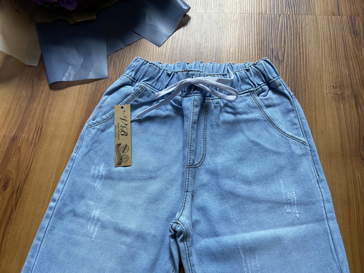 Quần Jean Baggy Nữ Trơn M15