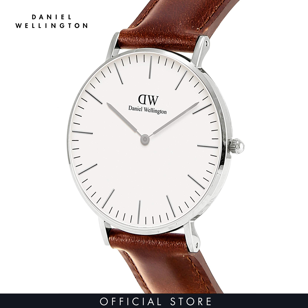 Đồng hồ Nam, Nữ Daniel Wellington dây da - Classic St Mawes 36mm DW00100052