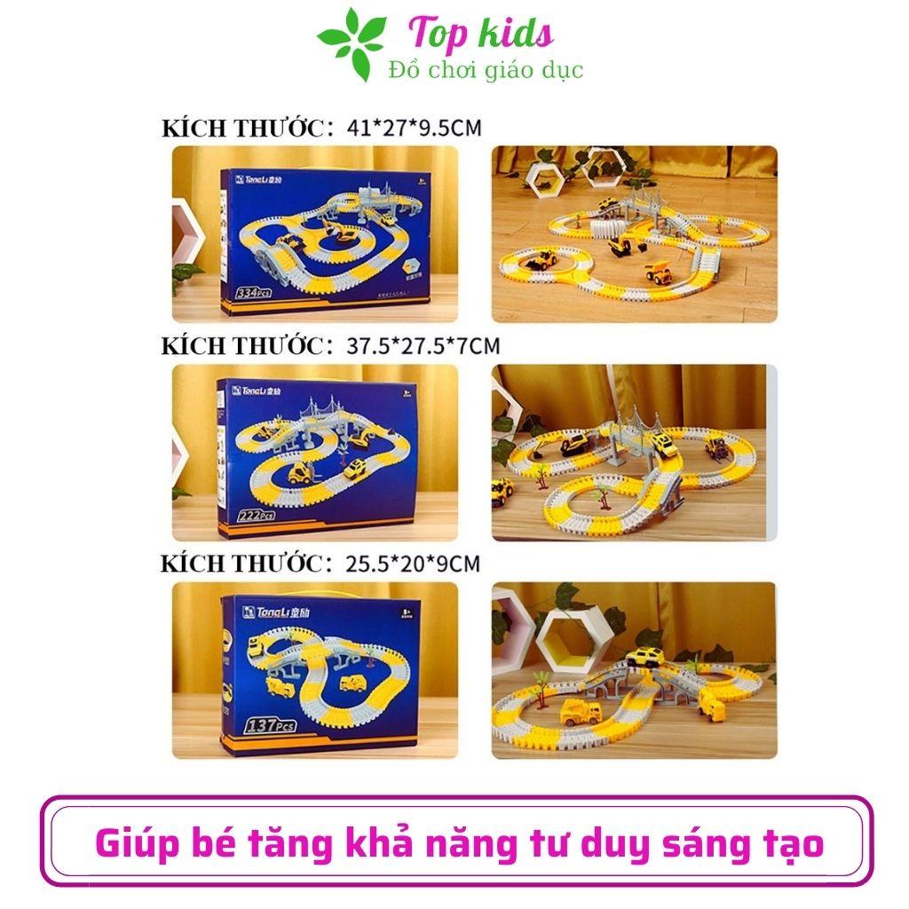 Lắp ráp mô hình xe ô tô đồ chơi trẻ em trò chơi thông minh trí tuệ cho trẻ từ 2 3 4 5 6 tuổi TOPKIDS